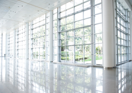 empty corridor in the modern office building.のeditorial素材