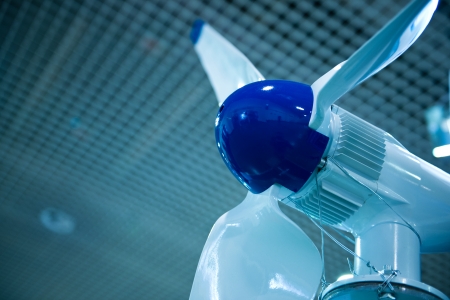 detail of a windmill display in a house.の写真素材