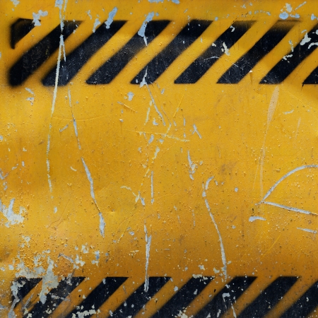 Grunge construction sign for background.の写真素材