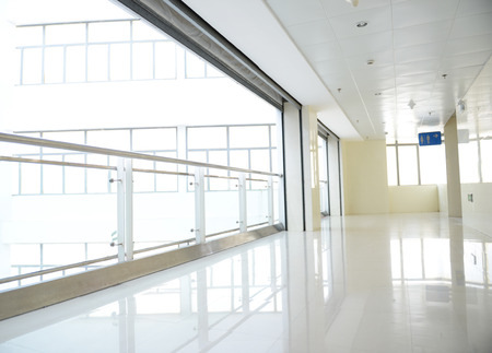 empty corridor in the modern building.のeditorial素材