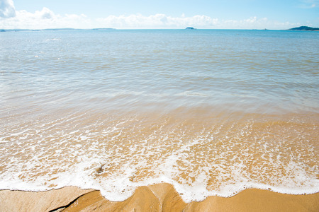 beach and sea in China. daylight relaxation landscapeの写真素材