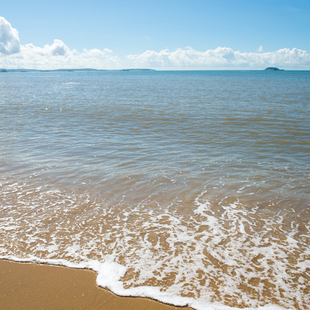 beach and sea in China. daylight relaxation landscapeの写真素材