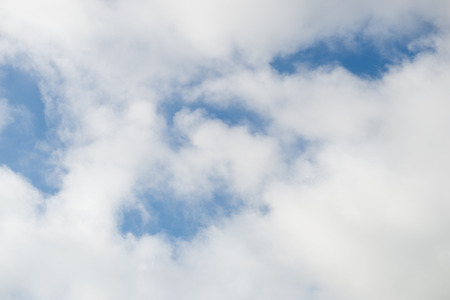 White clouds in the blue sky.の写真素材