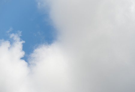White clouds in the blue sky.の写真素材