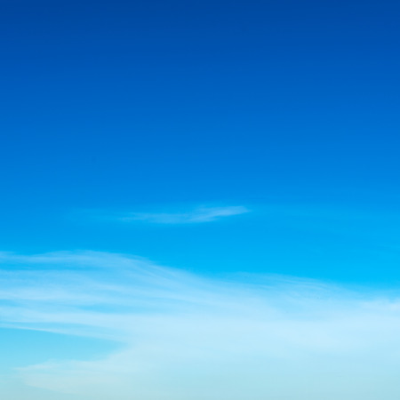 White clouds in the blue sky.の写真素材
