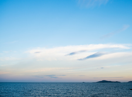 Blue sea and sky for background.の写真素材
