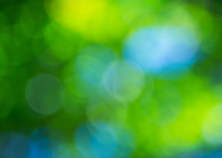 natural green background with bokeh circles.の写真素材