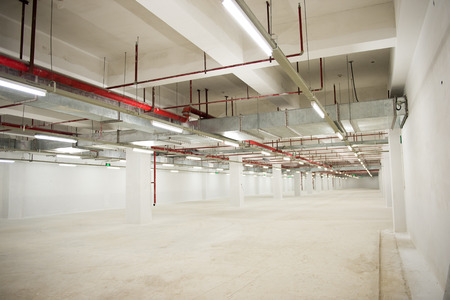 Large modern warehouse in perspectiveのeditorial素材