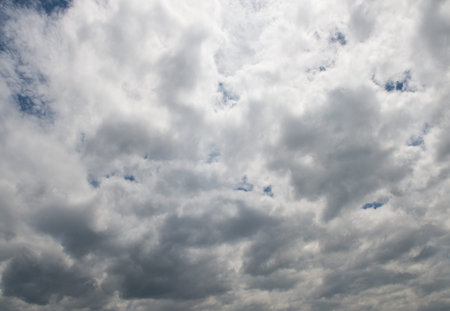 Background of dark clouds before a thunder-storm