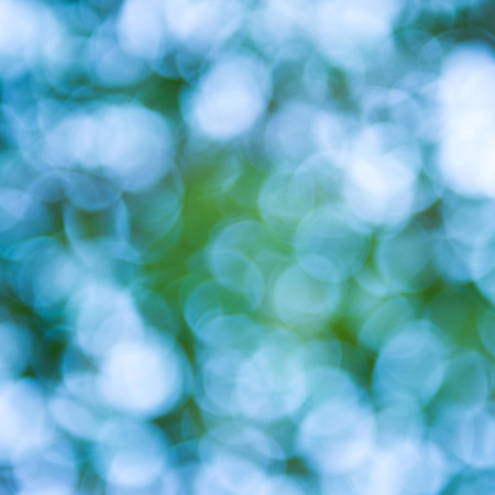 natural green background with bokeh circles.の写真素材