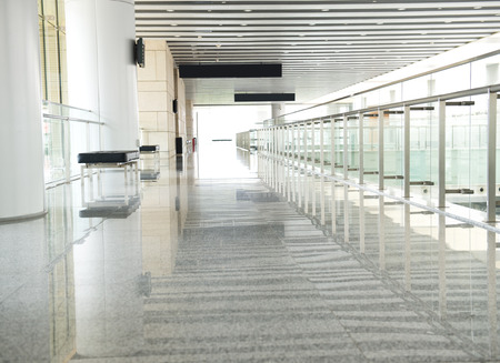 modern corridor in office centre.のeditorial素材