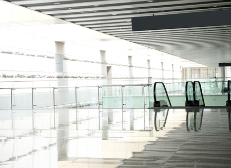 escalator in new modern building.のeditorial素材