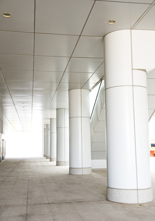 modern corridor in office centre.のeditorial素材