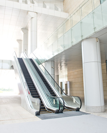 escalator in new modern building.のeditorial素材