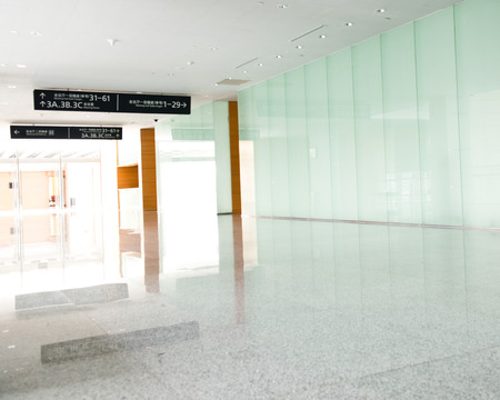 modern corridor in office centre.のeditorial素材