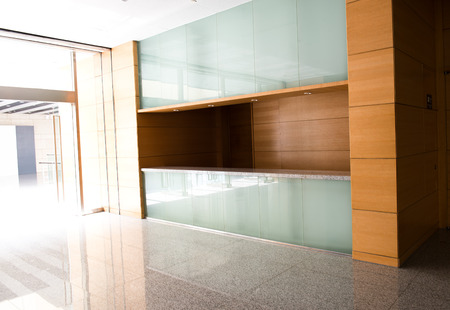 modern corridor in office centre.のeditorial素材