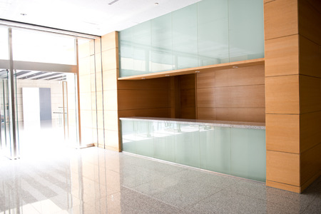 modern corridor in office centre.のeditorial素材