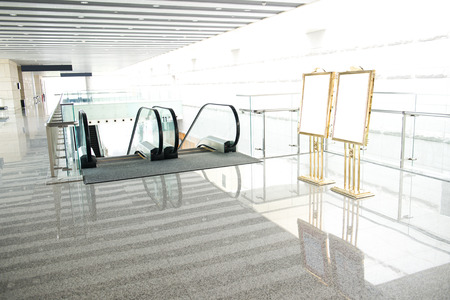 escalator in new modern building.のeditorial素材