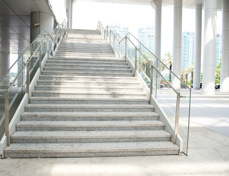 luxury stairs of modern  building.の写真素材
