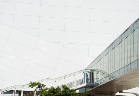 Glass stairs to the large business conference center.のeditorial素材