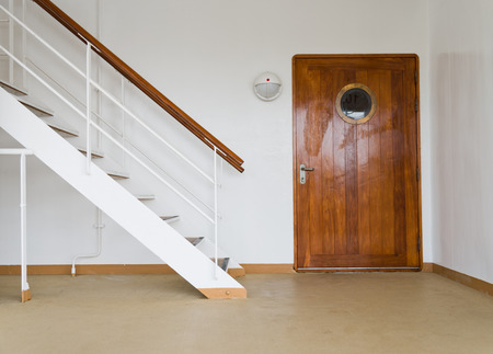 Staircase in a big cruise ship.の写真素材