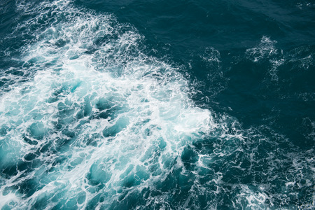 Tail of the sea from the speed boat.の写真素材
