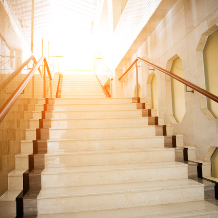 Luxury room with marble stairs.のeditorial素材