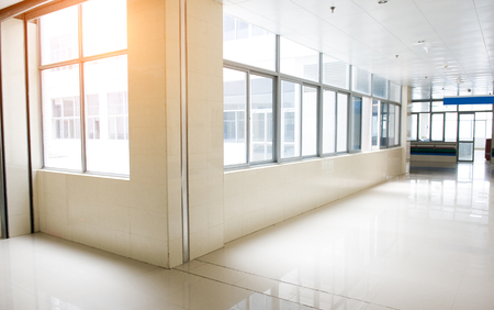 empty corridor in the  hospital.のeditorial素材
