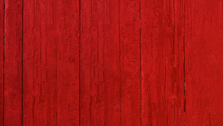 Painted red wood panels used as backgroundの写真素材