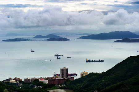 Hong Kong,islands,sea and the sky