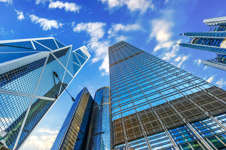 Modern building Landscape in Hong Kong