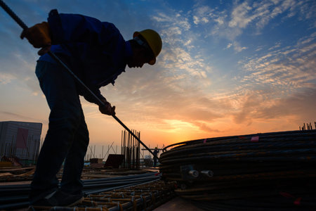 construction worker on construction site