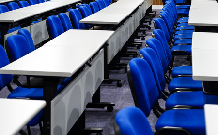 Empty business conference room interior.の写真素材