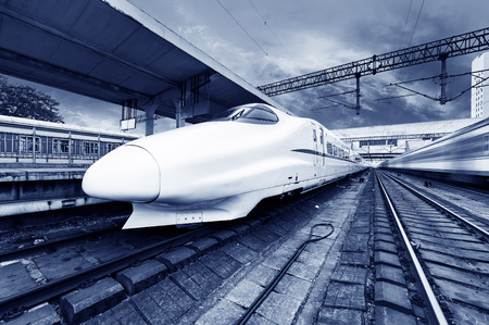 High-speed trainの写真素材