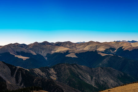 Yading national reserve in Daocheng County, China.の写真素材