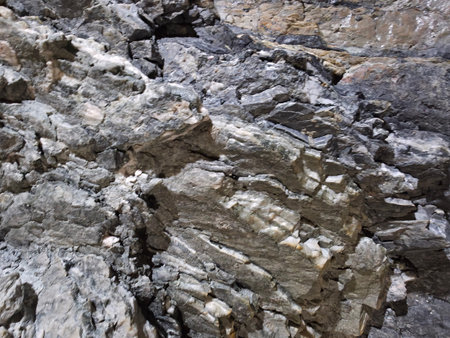 Close-up of the surface of the rock. Abstract background.