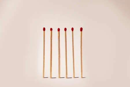 Matches Arrangement Still life Backgroundの写真素材