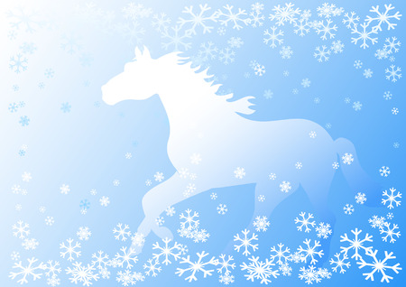 Winter background for registration of celebratory pagesのイラスト素材