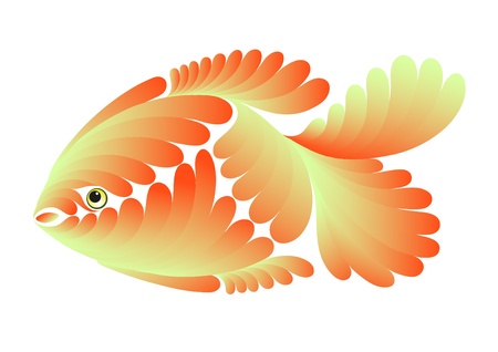 Decorative small fish for use in designのイラスト素材