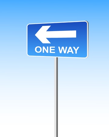 Guide sign of a direction of movementのイラスト素材