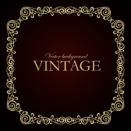 Vintage vector backgroundのイラスト素材