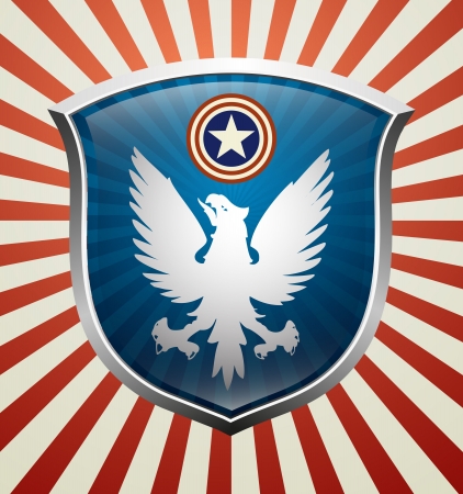 USA symbolic on grunge background vectorのイラスト素材