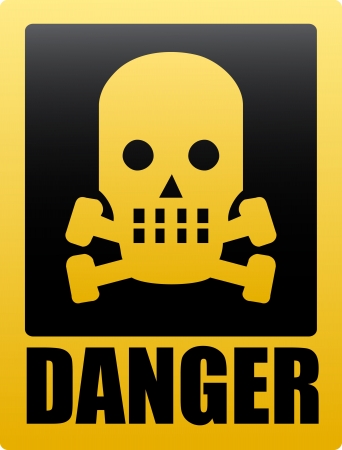 Danger sign のイラスト素材