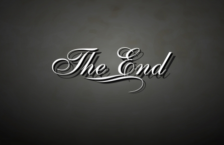 Movie ending screenのイラスト素材