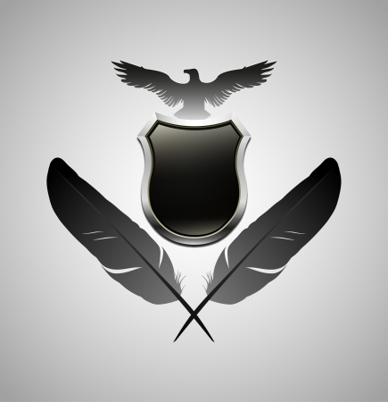 Vintage heraldry emblemのイラスト素材