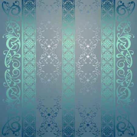 Royal vintage damask vector backgroundのイラスト素材