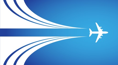 Airplane symbol vector designのイラスト素材