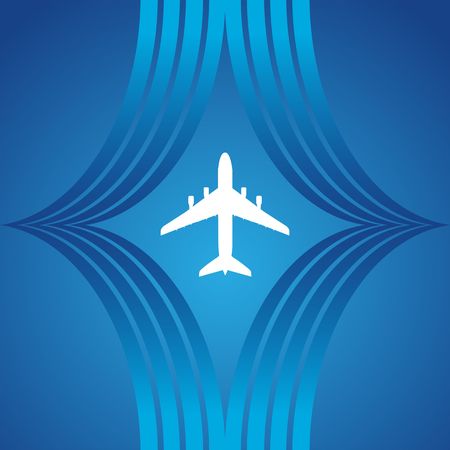 Airplane symbol vector designのイラスト素材