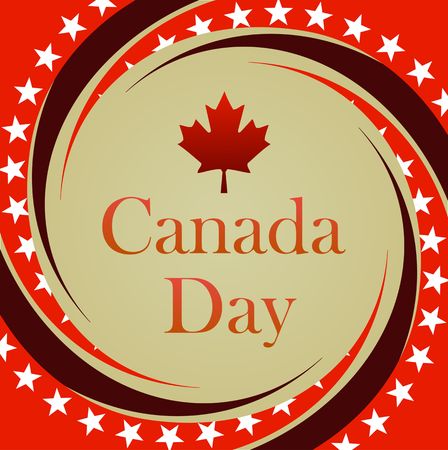 Canada Day vector backgroundのイラスト素材