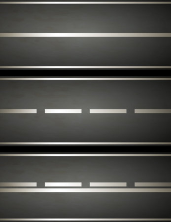 Road background double lines asphalt vectorのイラスト素材
